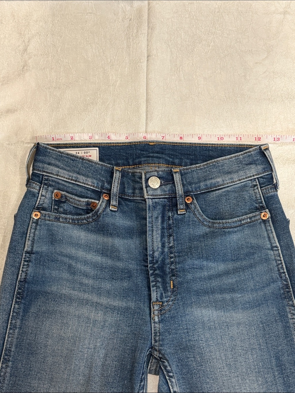 GAP Vintage Slim High Rise Skinny Jeans Women’s 24 Regular - Picture 5 of 7